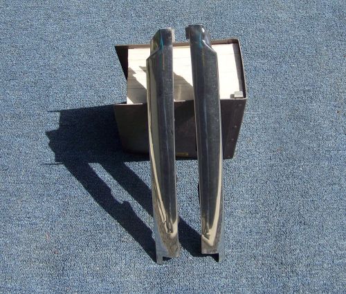 1969 chrysler newport convertible windshield pillar post chrome trim moldings