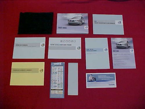 2011 volvo s40 s 40 original owners manual service guide book kit oem 11 + case