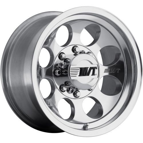 17x9 polished mickey thompson classic iii 8x6.5 +0 rims dura grappler