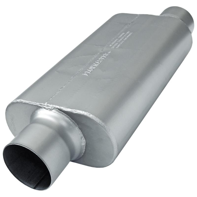 Flowmaster 50 h.d. muffler - 4.00 offset in / 4.00 center out - moderate sound