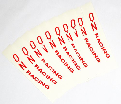 10 pieces oz racing superleggera wheel replacement decal sticker