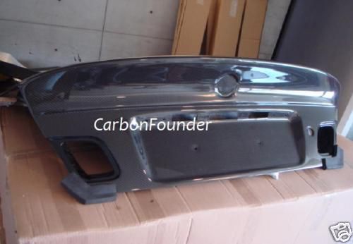 Bmw e46 m3 csl style real carbon fiber trunk lid boot