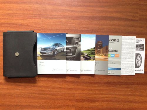 2014 14 mercedes-benz owner&#039;s manual books c-class coupe c250 c350 c63 amg oem