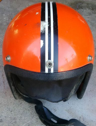 Vintage world famous motorcycle snowmobile helmet