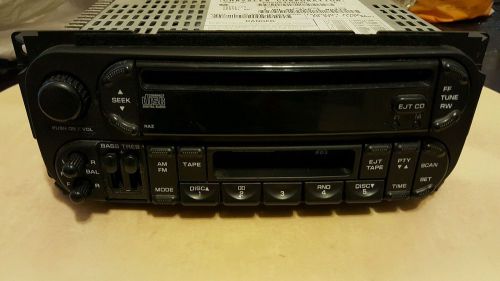 2002 town &amp; country van factory radio c/d player radio tuner model# po5064300ac