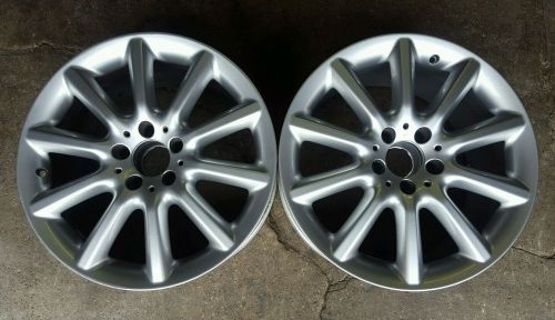 (2)mercedes benz sl600 9.5x18 factory oem rear wheels