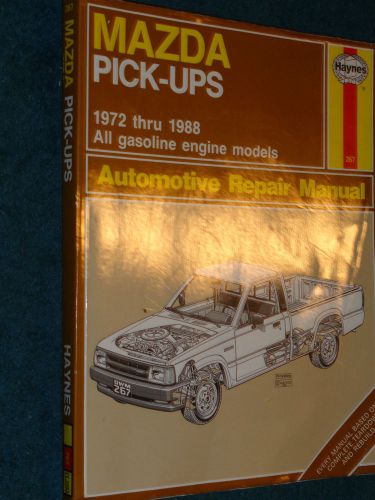 1972-1988 mazda truck shop manual / pickup service book  88 87 86 85 84 83 82 81