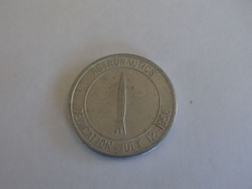 Astronautics coin in dedication of their missile production for convair