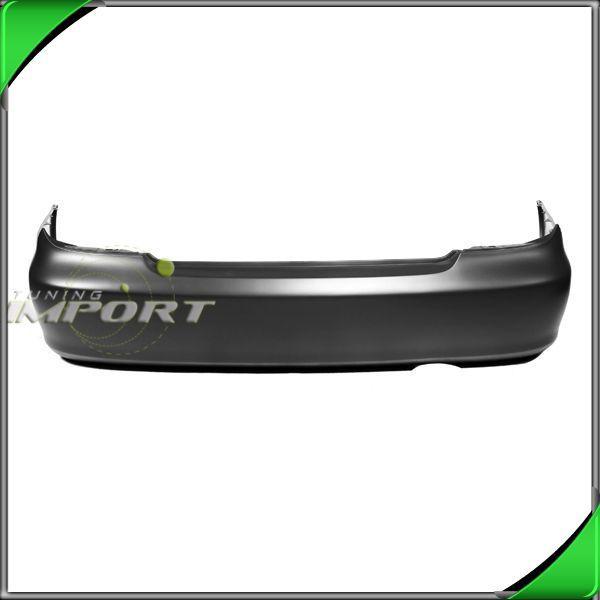 02-06 toyota camry capa certified primered plastic black rear bumper cover new