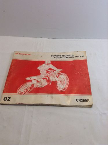 Pre-owned factory owner&#039;s manual 2005 honda cr250r competition handbook japan