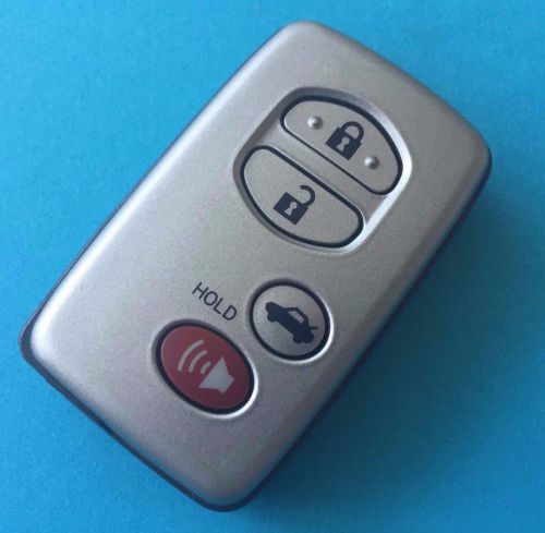 Brand new! oem toyota camry avalon smart key remote fob 4-button silver hyq14aab