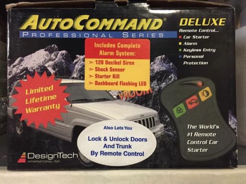 Autocommand remote control car starter professional series