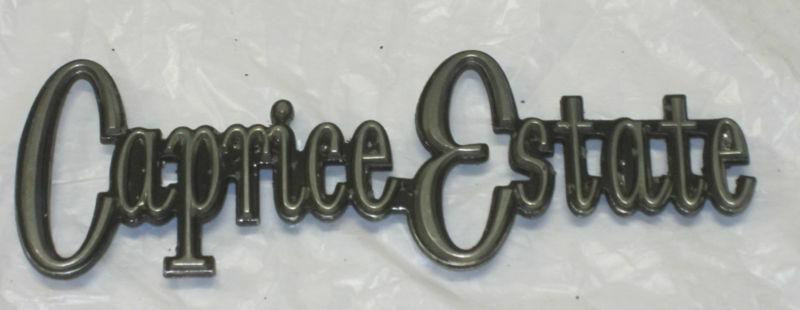 Chevrolet caprice estate emblem  