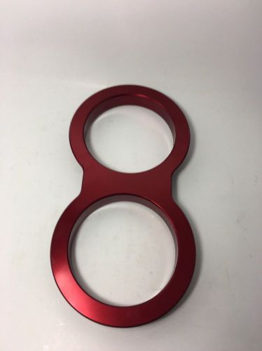 Billet technology dodge challenger cup holder anodized red