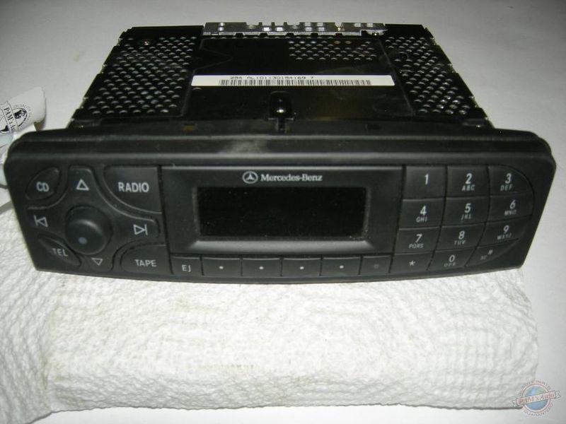 Radio mercedes c-class 1025096 01 02 03 04 am-fm-cass-phone tested gd