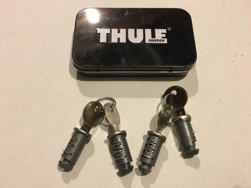 4 thule lock cores with keys brand new for racks and rack systems