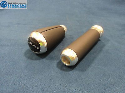 Mazda miata mx-5 2008-2012 leather automatic gear shift knob &amp; parking brake kit