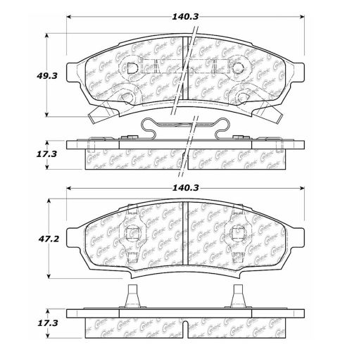 Stoptech 106.03760 disc brake pad