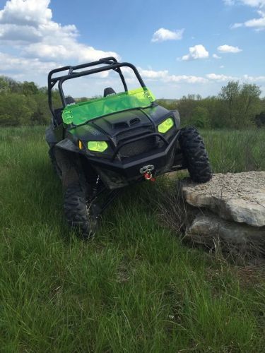 Polaris rzr 800/800s/900xp fluorescent green 1/2 windshield limited!!!!