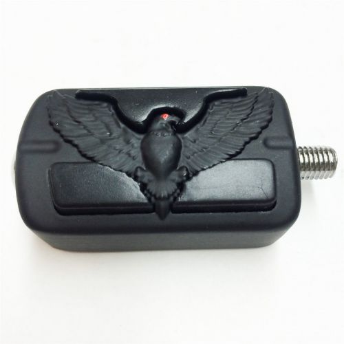 Eagle hawk emblem black 1987-2014 dyna v-rod motorcycle skull foot peg pedal