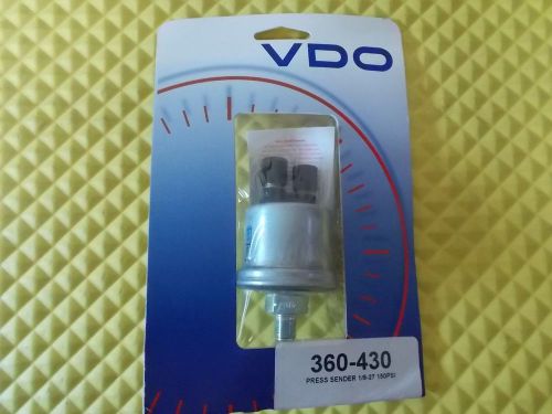 Vdo oil pressure sender 360-430 1/8-27npt 150psi
