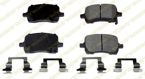 Monroe gx1160 brake pad or shoe, front-monroe prosolution ceramic brake pad