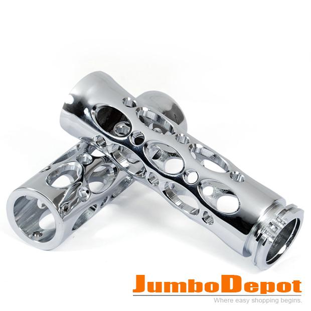 Classic motorcycle chrome handlebar grips for 1''harley road king ultra warranty