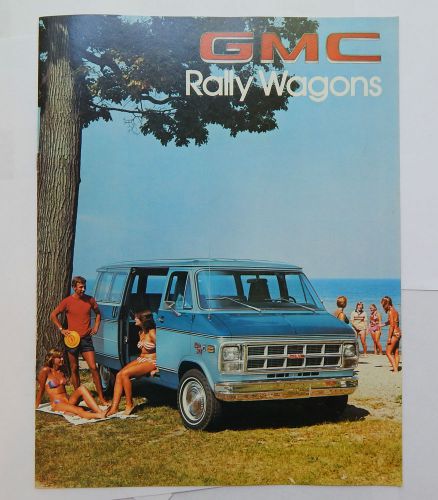 Gmc rally wagons dealership brochure (1978)