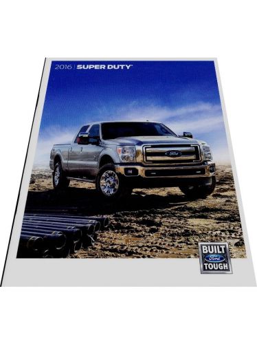 2016 ford f-250 f-350 super duty truck 44-page original sales brochure catalog