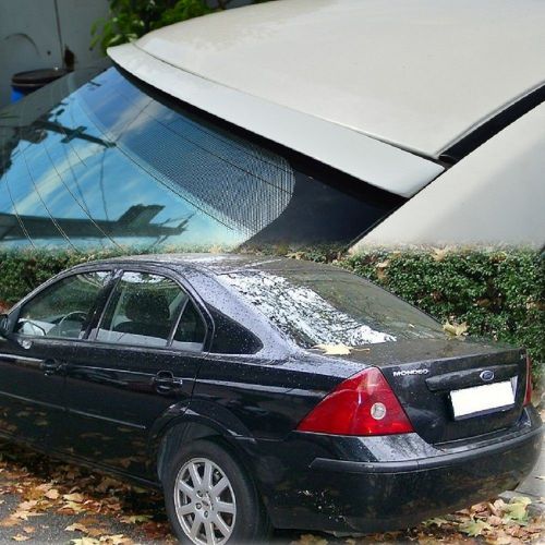 Painted for ford mondeo mk3 2000-2007 rs v6 4dr rear window roof spoiler jdm vip