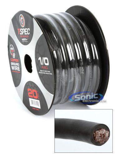 Tspec v8gw1020 20 ft. (6.09m) 1/0 gauge v8 series ofc true spec ground wire