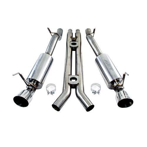 Mbrp s7278409 exhaust 2015-16 mustang gt coupe 5.0 race version w/ 4.5in tips