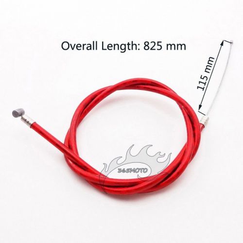 Gas throttle cable red for 47 49cc mini moto atv dirt super pocket bike quad