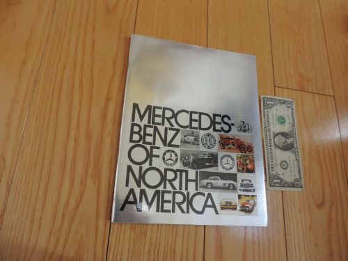 Old mercedes benz of north america car auto dealership brochure booklet