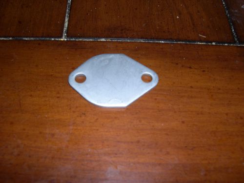 Yamaha outboard oil injection oil pump block off plate v4 v6 2 stroke