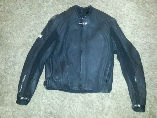 Frank thomas leather motorcycle jacket