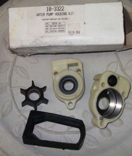 Nos mercury/mariner  35/40/50/65 hp  water pump housing kit