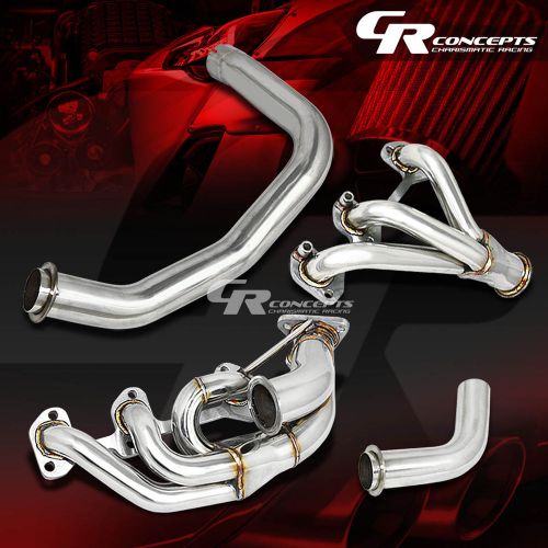 For buick regal grand national v6 3.8 stainless steel tig welded header manifold