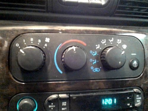 Temperature control 2001-2006 sebring conv #1773081