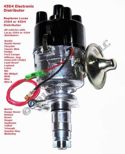 New hs45d4 4-cylinder electronic distributor replaces lucas 25d 45d 48d 54d