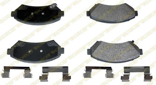 Monroe fx699 brake pad or shoe, front-monroe prosolution semi-metallic brake pad