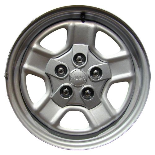 09077 oem reconditioned wheel 16 x 6.5; sparkle silver full face painted