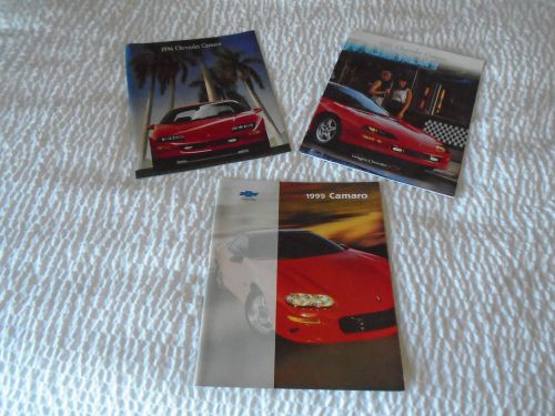 1996  1997 1999 chevrolet camaro  sales brochure - rs z28