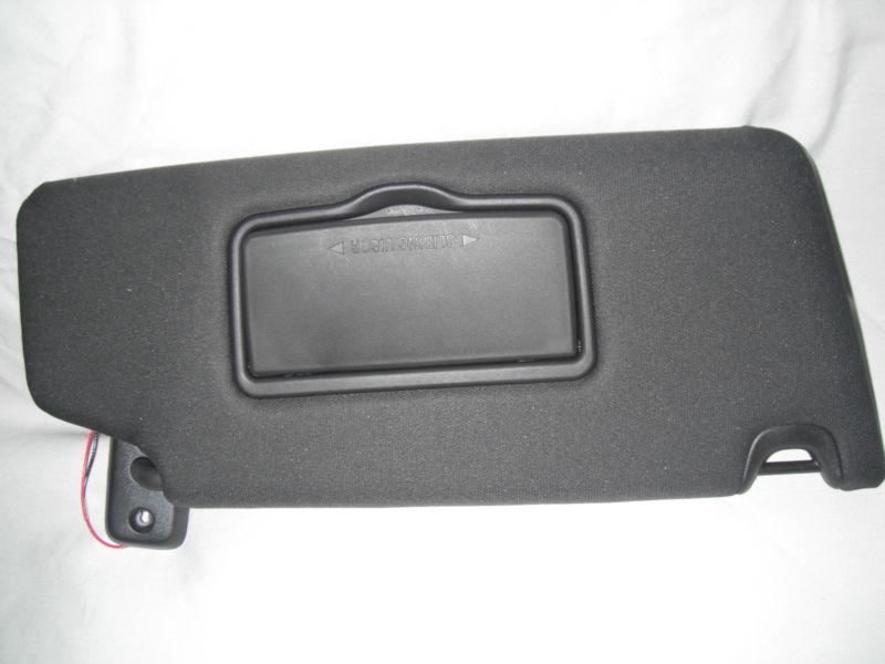 Oem right passenger sun visor 2009-13 ford f-150 charcoal blk  #cl3z-1504104-db