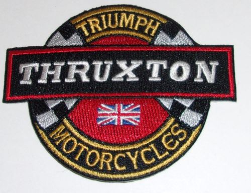 Triumph motorcycles classic british thruxton round patch