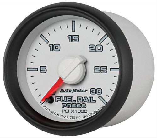 Autometer factory match elec fuel pressure gauge 2 1/16 dia white face 8586