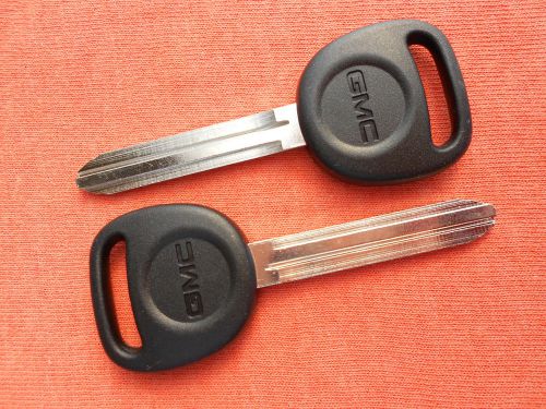 2 gmc canyon original oem key blanks 04 05 06 07 08 09 10 11 12