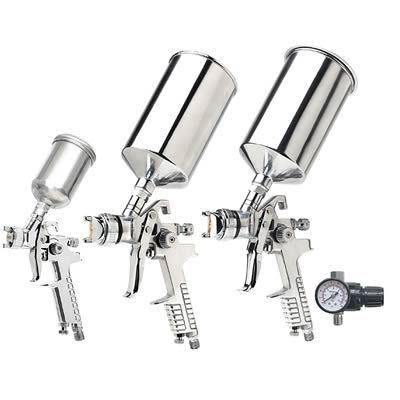 Titan 4-piece hvlp triple setup spay gun kit 19220