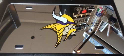 Nfl - acrylic minnesota vikings license plate