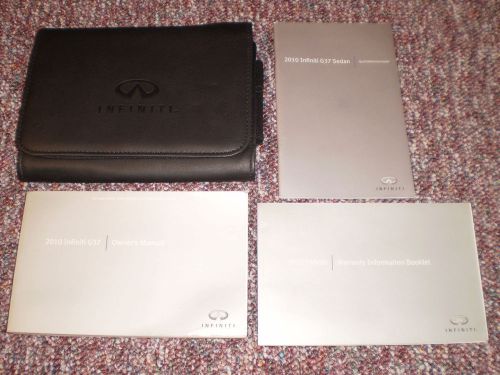 2010 infiniti g37 sedan car owners manual books guide case all models